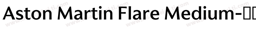 Aston Martin Flare Medium字体转换